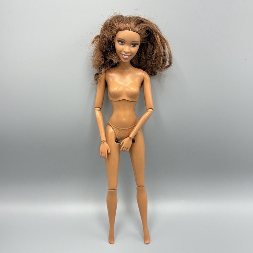 Barbie Fashionistas Artsy Nikki Doll (2009) 100+ Poses Nude Doll Only